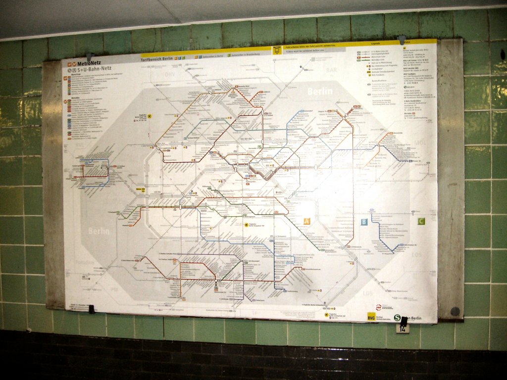 Fahrplannetz S und U-Bahn