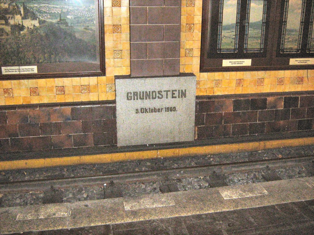 Grundstein U-Bhf Hohenzollernplatz, U3 Berlin 2009