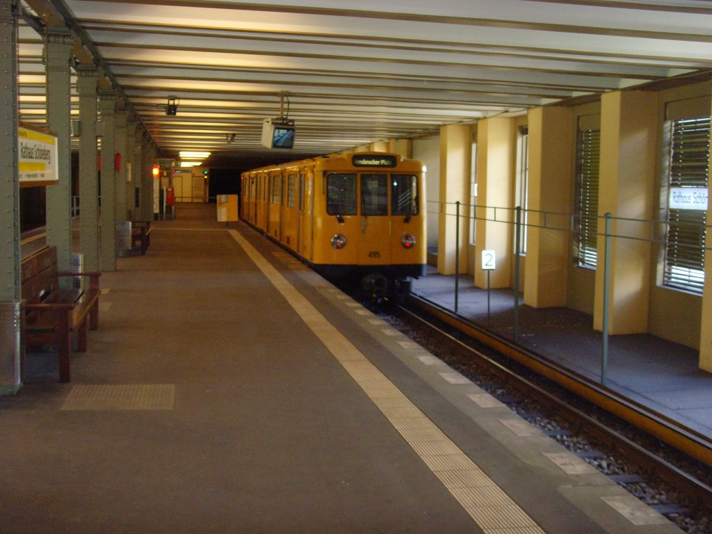 Station Rathaus Schnneberg der U 4 am 6.9.2010