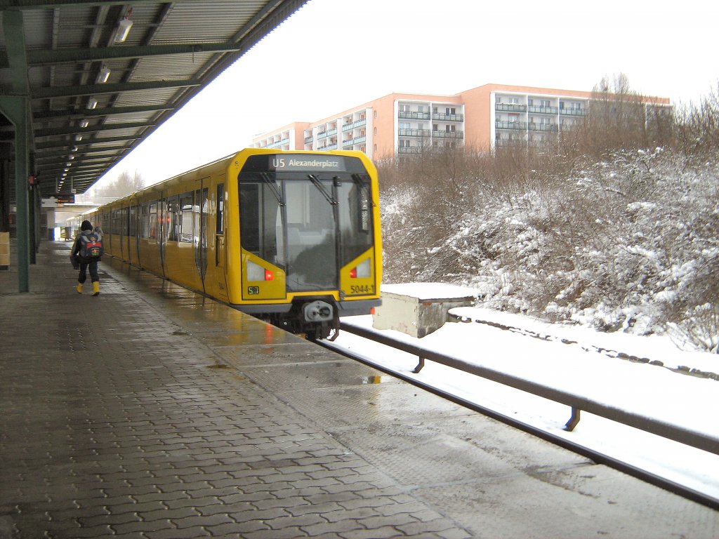 Unterwegs auf der U 5 mit H-Ubahnzug, 2009