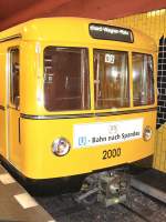 Grosprofil - 2000-/69131/zug-2000-bei-den-sonderfahrten-spandau Zug 2000 bei den Sonderfahrten Spandau - Richard-Wagner-Platz, 2009