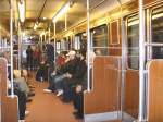 Im alten 2000-Zug auf der U7