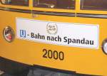 Grosprofil - 2000-/69139/20-jahre-u-bahn-nach-spandau-zug 20 Jahre U-Bahn nach Spandau, Zug 2000 auf der U 7, Berlin 2009
