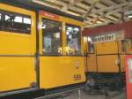Hist. U-Bahnfahrzeuge in der Monumentenhalle