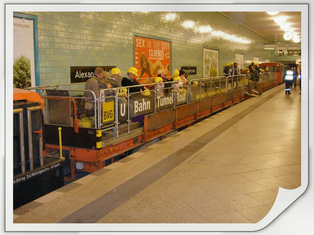 U-Bahncabrio  im Bhf Alexanderplatz
